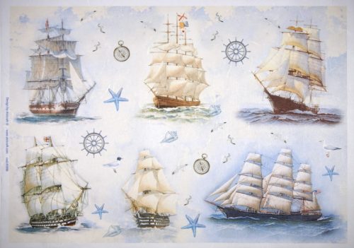 Rice Paper - Sailboats