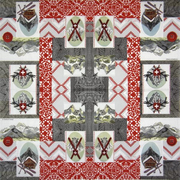 Paper Napkin - Breitbach: Alpine Patchwork