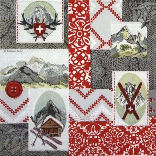 Paper Napkin - Breitbach: Alpine Patchwork