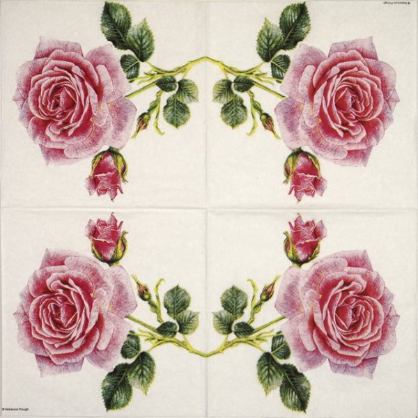 Paper Napkin - Rebecca Prough: Rosedal