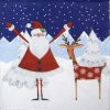 Lunch Napkins (20) - Santa with Deer