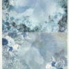 Rice Paper - Blue Floral Composition - R1630