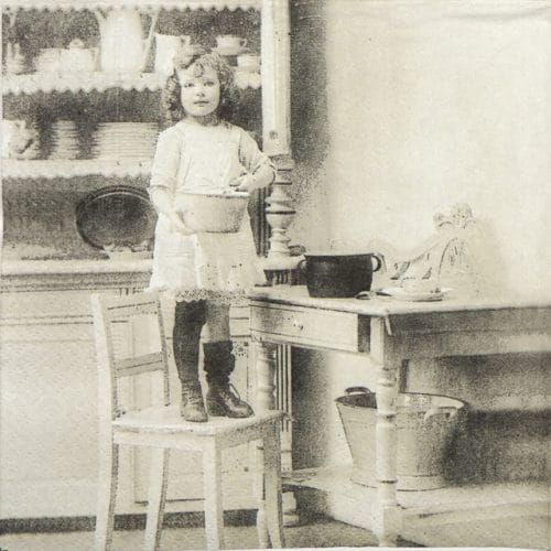 Paper Napkin - Cooking Girl