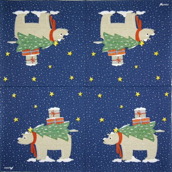 Lunch Napkins (20) - Sam dark blue - Image 2