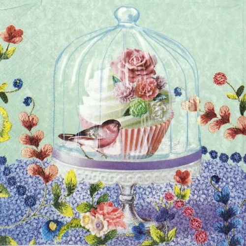 Lunch Napkins (20) - Cupcake & Bird