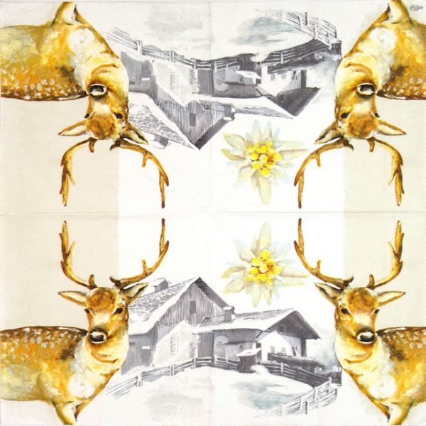 Paper Napkin - Mountain Deer