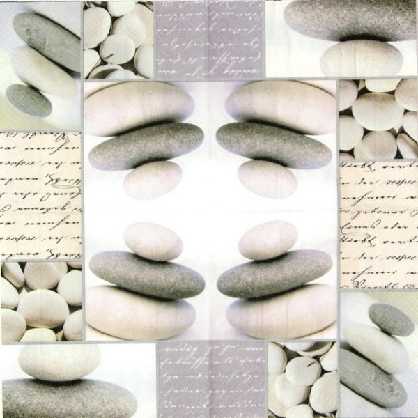 Paper Napkin - Piled Stones