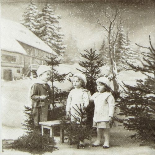 Paper Napkin - Christmas Children