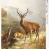 Rice Paper - Deer Family large - 0102