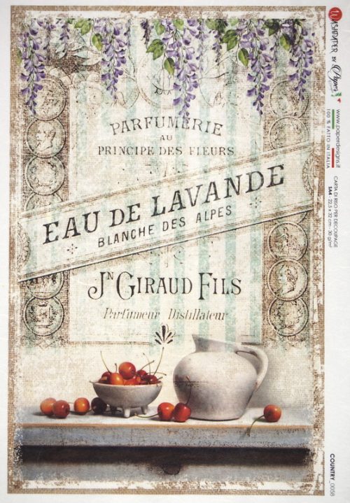 Rice Paper - Eau de Lavande Cherry