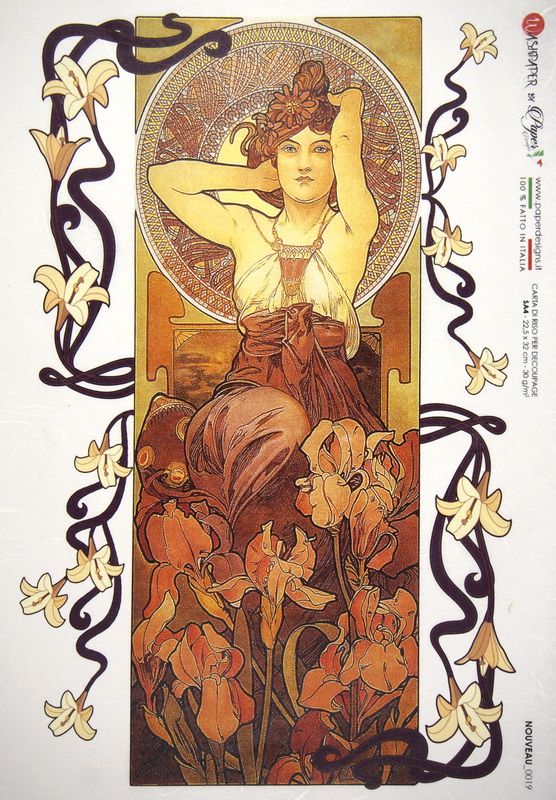 Rice Paper - Mucha: Amethyst