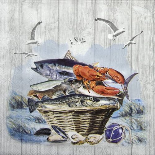 Paper Napkin - Catch Of The Day