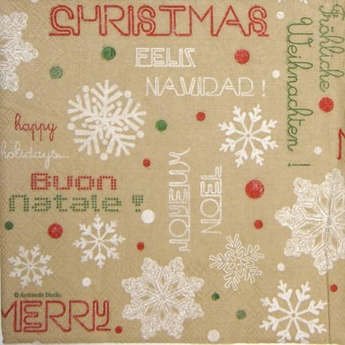 Paper Napkin - Joyeux Noel