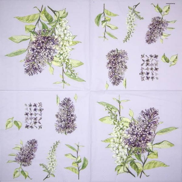 Lunch Napkins (20) - Lilac Lila