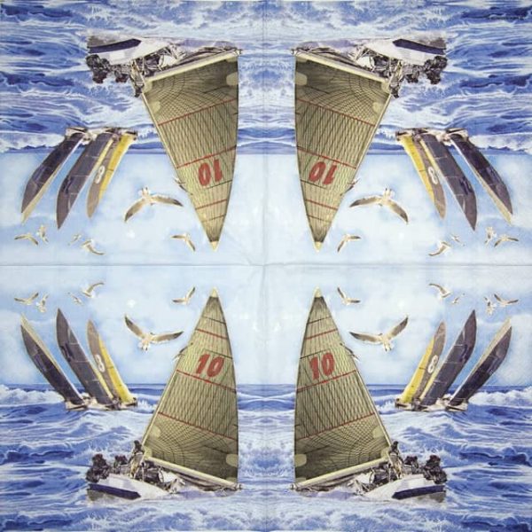 Paper Napkins - Sailboats (20 pieces)