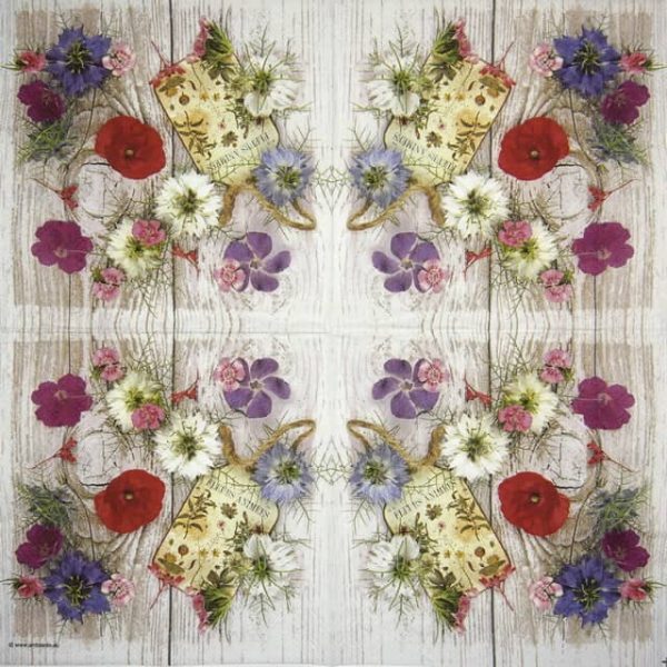 Paper Napkin - Summer Flowers