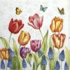 Cocktail Napkins (20) - Tulips & Muscari