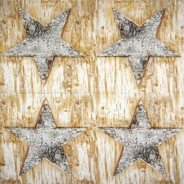 Paper Napkin - Wooden Eco Star - Image 2