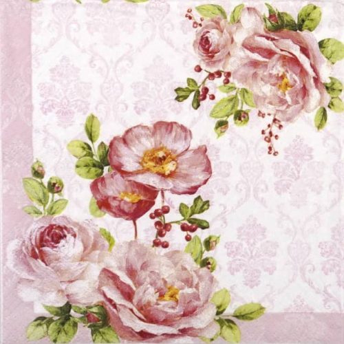 Paper Napkin - Floral Damask