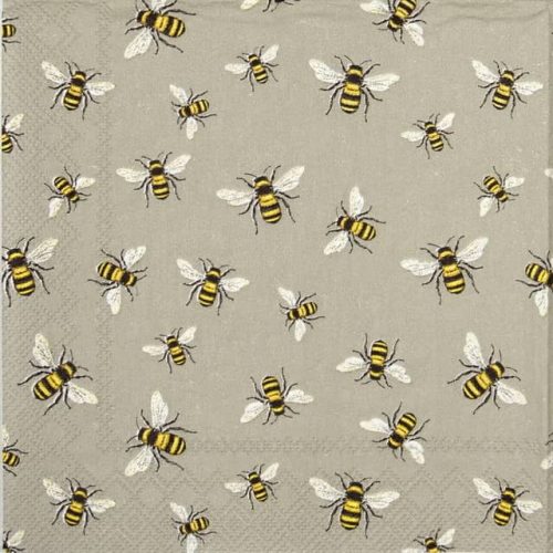 Paper Napkin - Lovely bees linen_IHR_861166