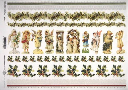 Rice Paper - Christmas Fairies - R1275