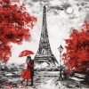 Paper Napkin - L'Amour a Paris