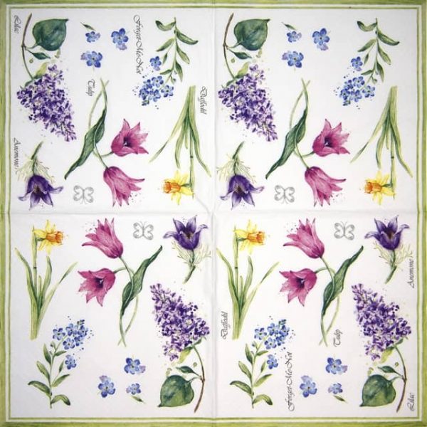 Paper Napkin - Collezione Floreale Primavera - Image 2