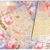 Rice Paper - Roses and Letter