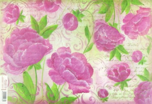 Rice Paper - Pink Flowers