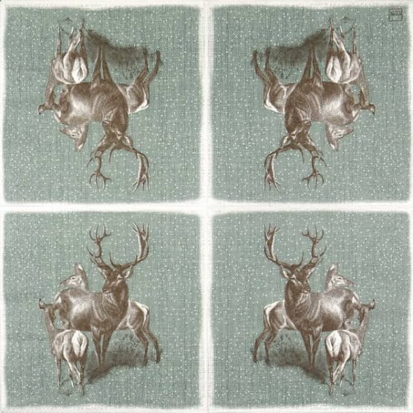 Paper Napkin - Deer Family