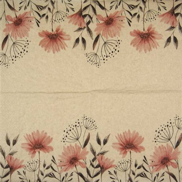 Lunch Napkins (20) - Delicate Flowers