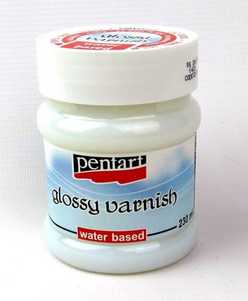Pentart Glossy Varnish, Water Based, 230ml