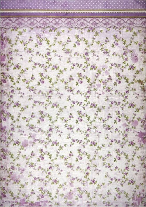 Rice Paper - Provence Flowers