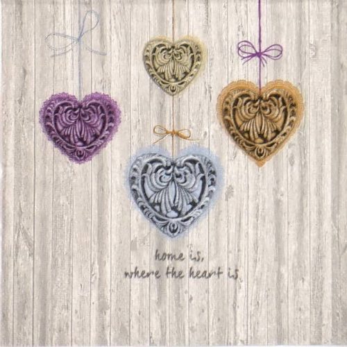 Lunch Napkins (20) - Home is where the heart is