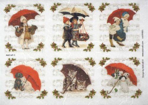 Rice Paper - Winter Umbrella