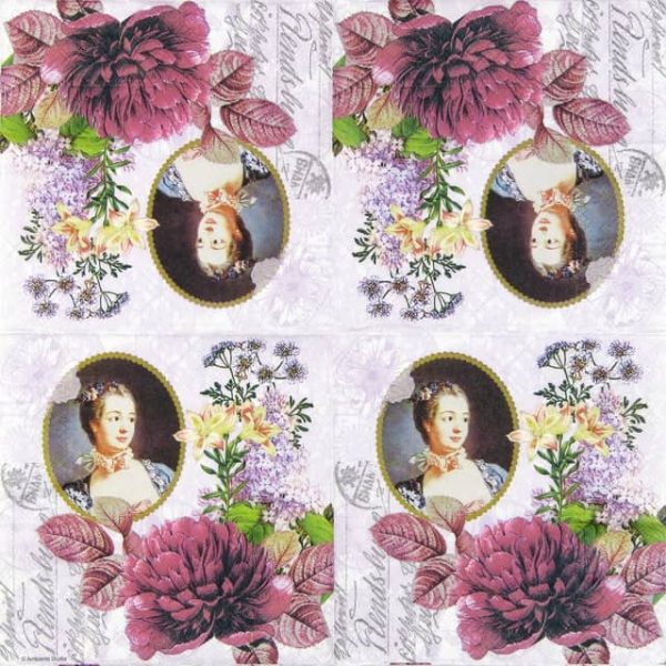 Paper Napkin - Madame Pompadour