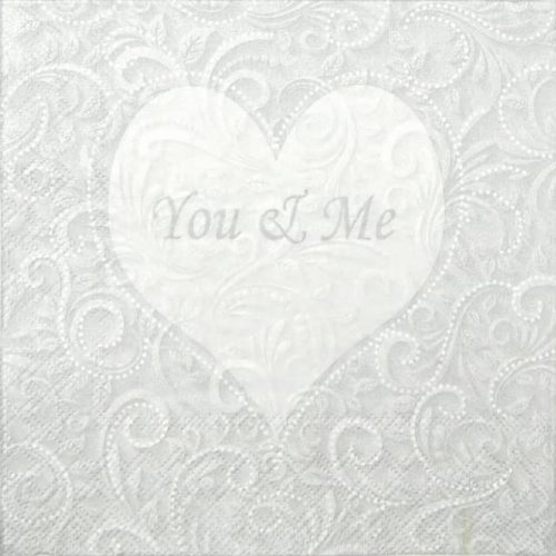 Lunch Napkins (20) - You & Me Champagne