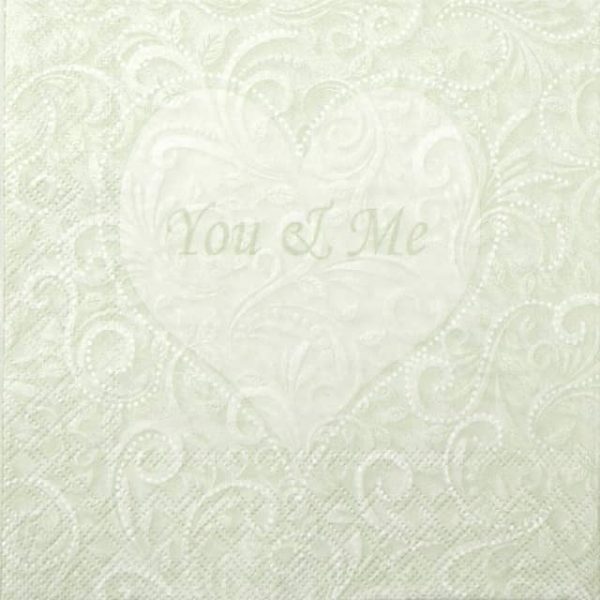 Paper Napkin - You & Me Light Green