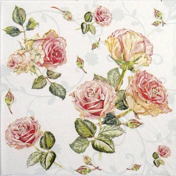 Lunch Napkins (20) - Rosie White