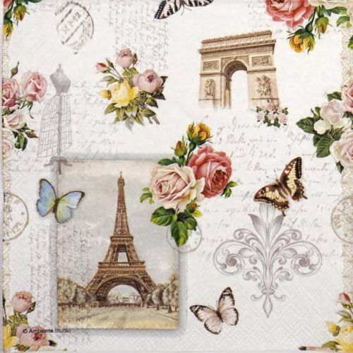 Lunch Napkins (20) - Paris Monuments