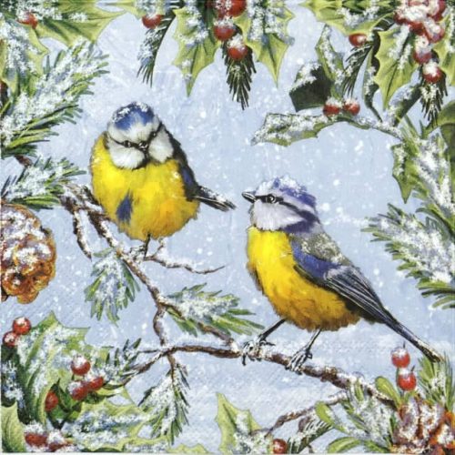 Cocktail Napkins - Chirping Birds (20 pieces)