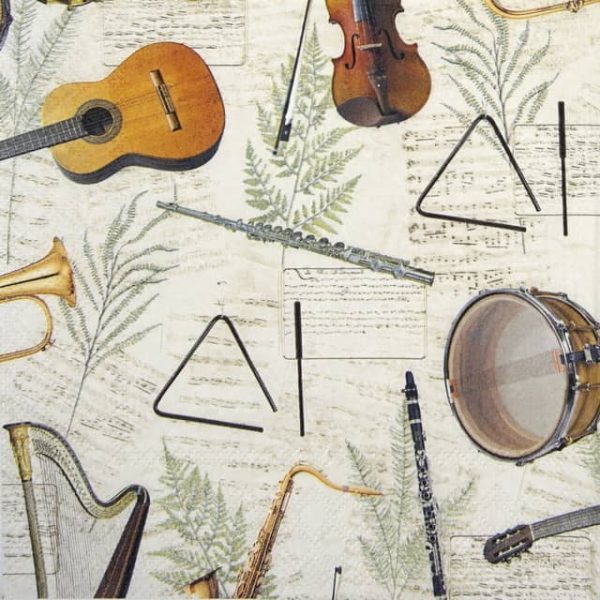 Lunch Napkins (20) - Music