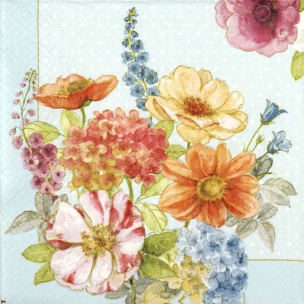 Lunch Napkins (20) - Cottage Flowers