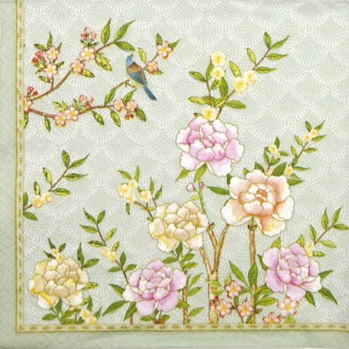 Paper Napkin - Palace Garden Aqua