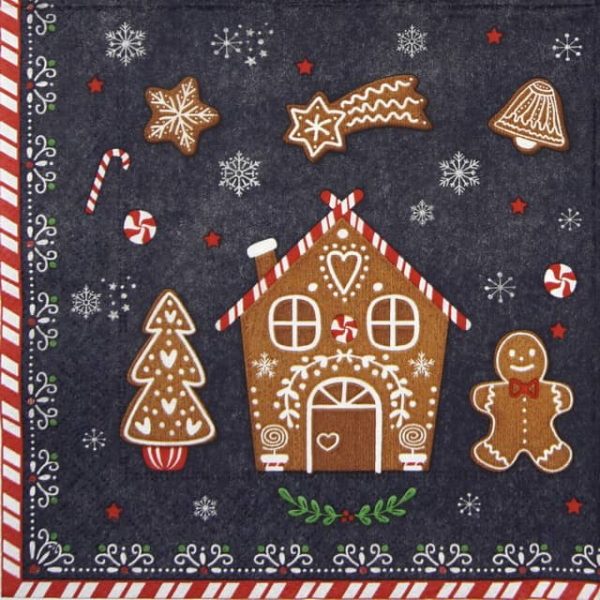 Paper Napkin - Gingerbread