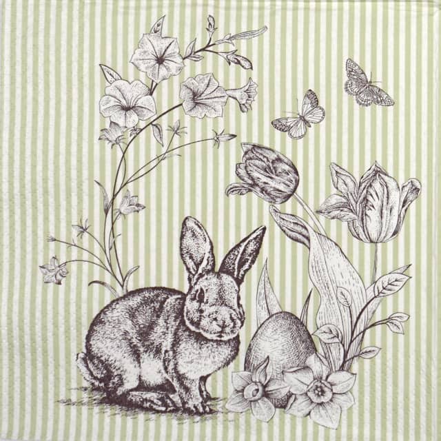 Paper Napkin - Easter Scene - Napkin Shop