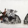 Paper Napkin - Christmas Cats