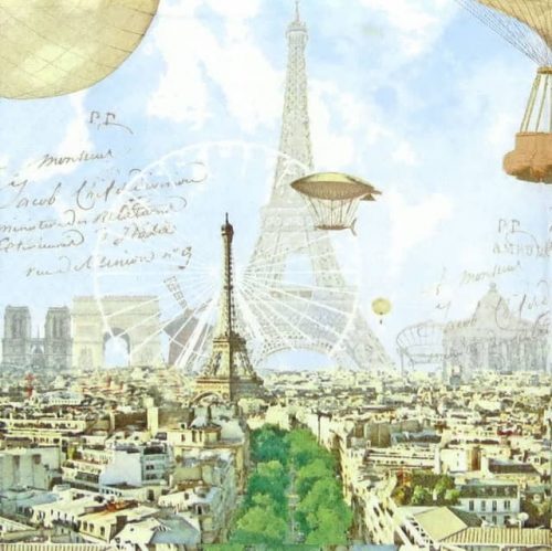 Paper Napkin - Paris