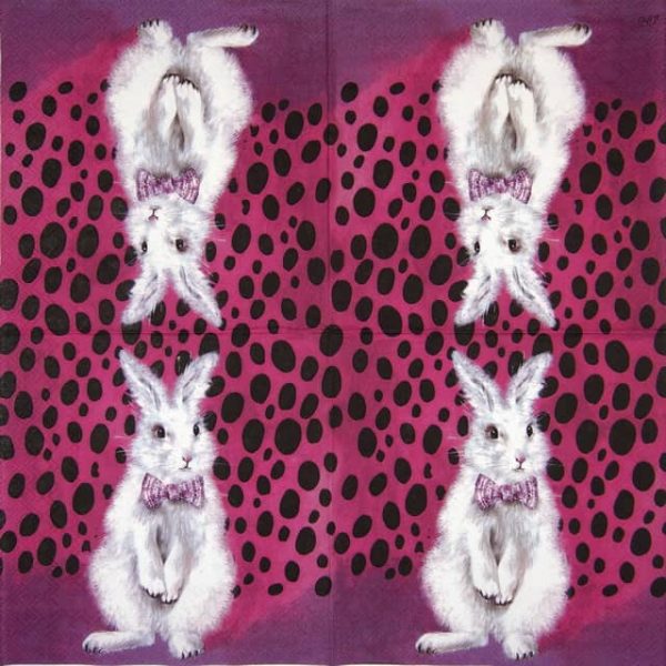 Lunch Napkins (20) - Bad Hair Bunny