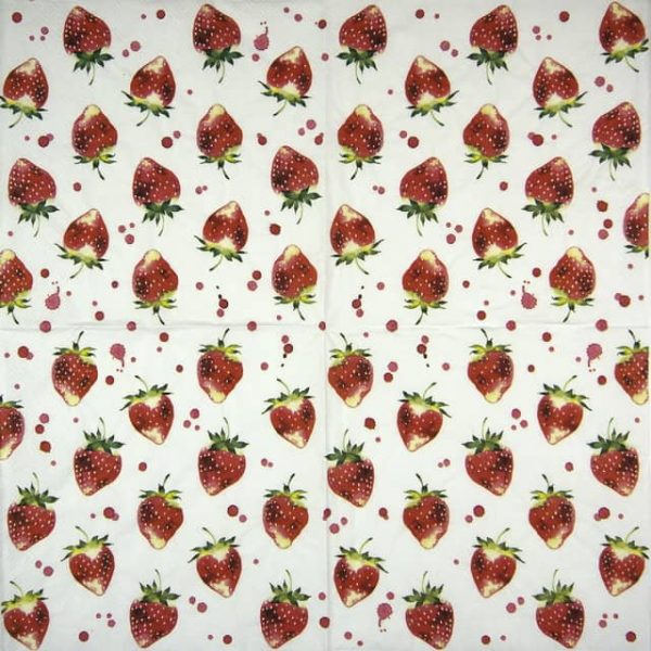 Paper Napkin - Soft Strawberry